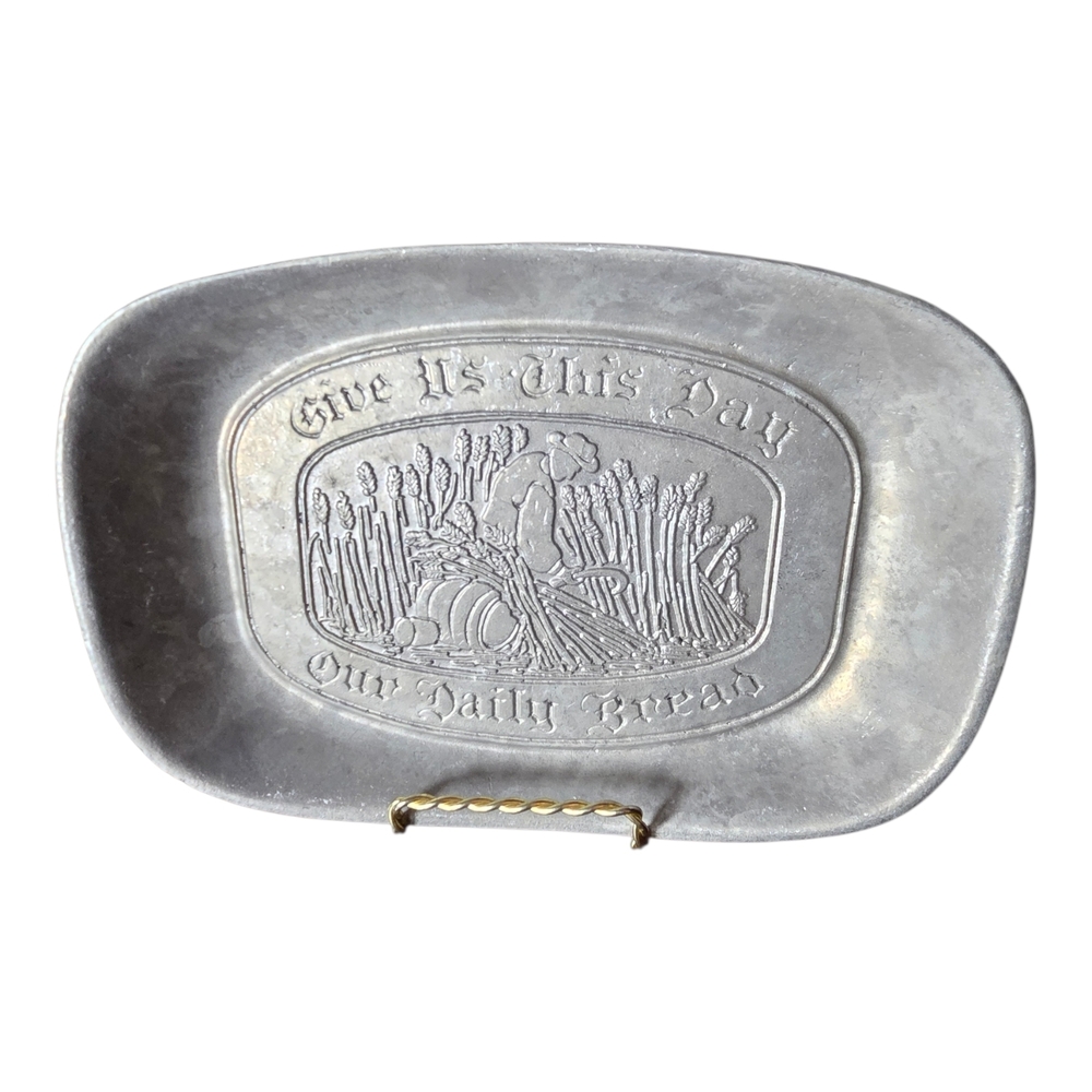 Elegant Silver Bread Tray